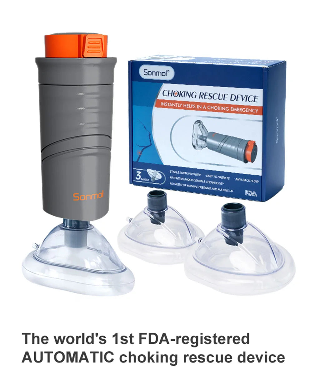 Airpass Pro - Dispositivo antiahogo de succión potente